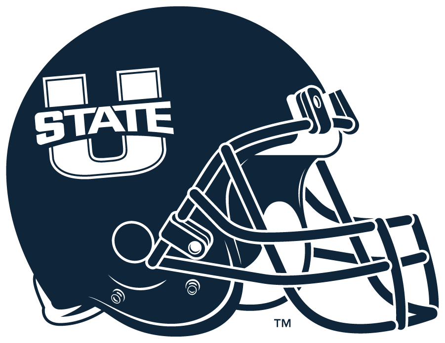 Utah State Aggies 2014-Pres Helmet Logo iron on transfers for T-shirts